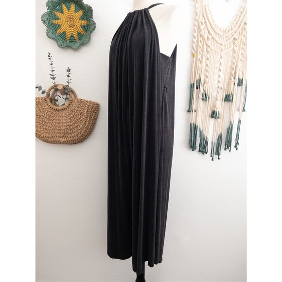 Anthropologie HD in Paris Onesie Gray Halter Jumpsuit - Picture 5 of 13